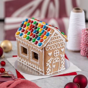 Casa Navideña de miel y jengibre